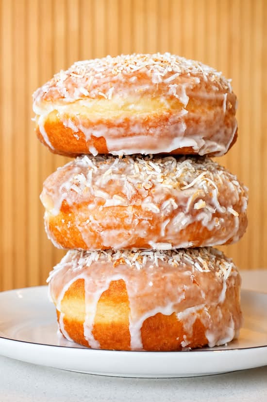 Coconut Cream Doughnut