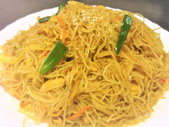 Vegetarian Singapore Rice Noodles