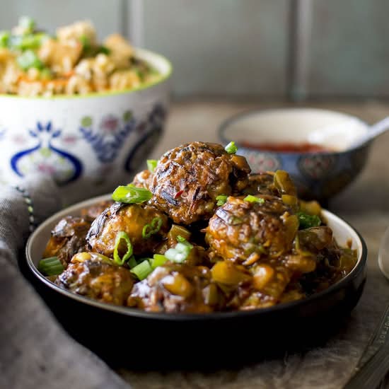 Veg. Manchurian Dry