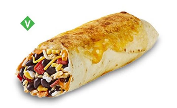 Black Bean Grilled Cheesy Burrito