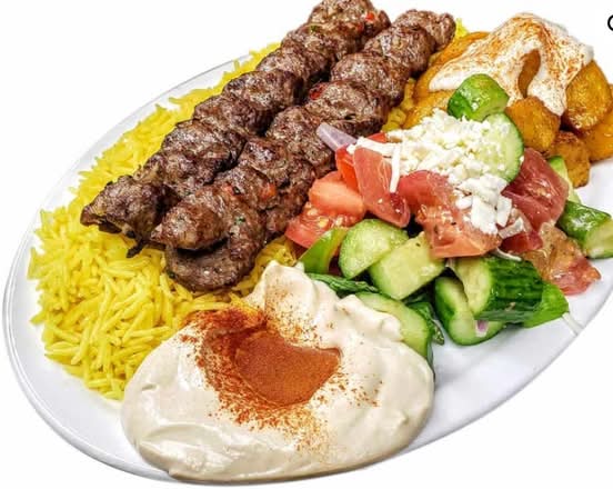 Kafta Kebab Platter