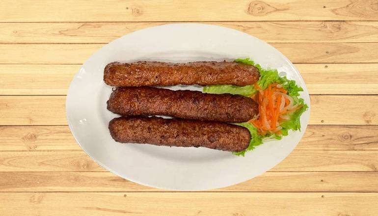106. Grilled Pork Sausages 3pcs (Nem Nuong)