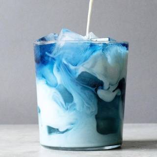 Iced Blue Matcha Latte