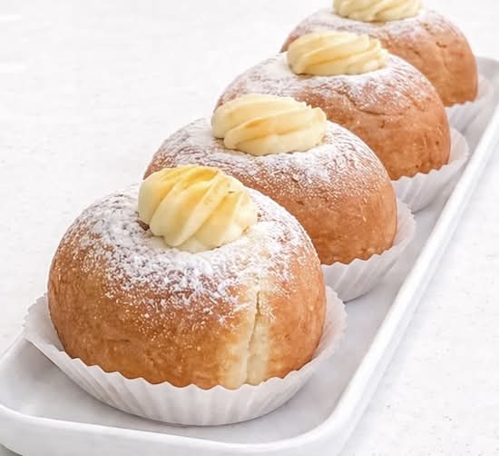 (Boîte de 6) Bomboloni à la Crème pâtissière