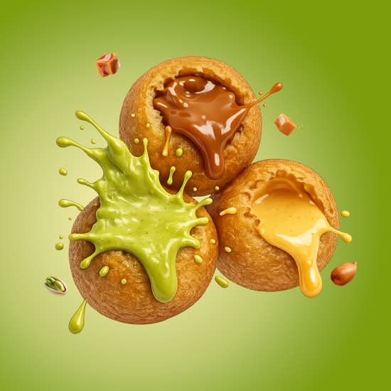 Box of 6 Stuffed Puffs / Boîte de 6 Puffs Farçis