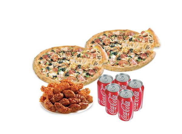 Two Medium Pizza Fiamma Feast