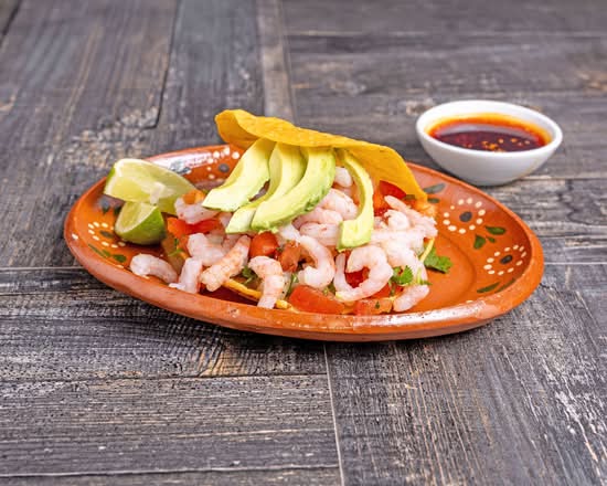 Shrimp (Camarón) Tostada