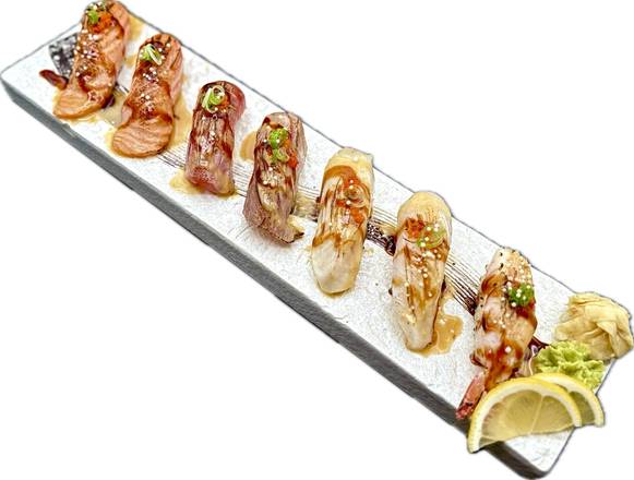 Aburi Nigiri Sushi Appetizer (7 pcs)