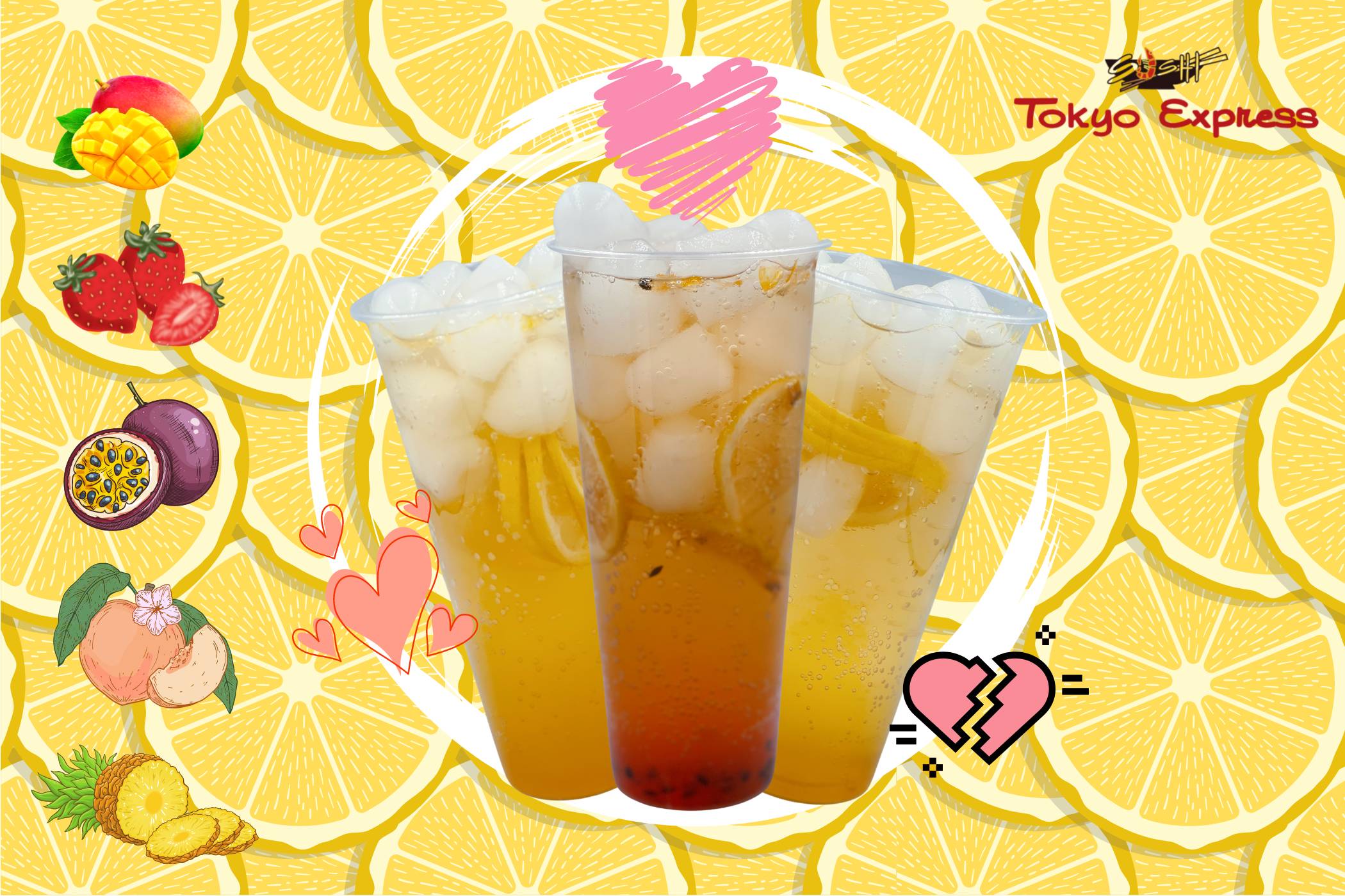 Peach + Mango Home Made Special Drink