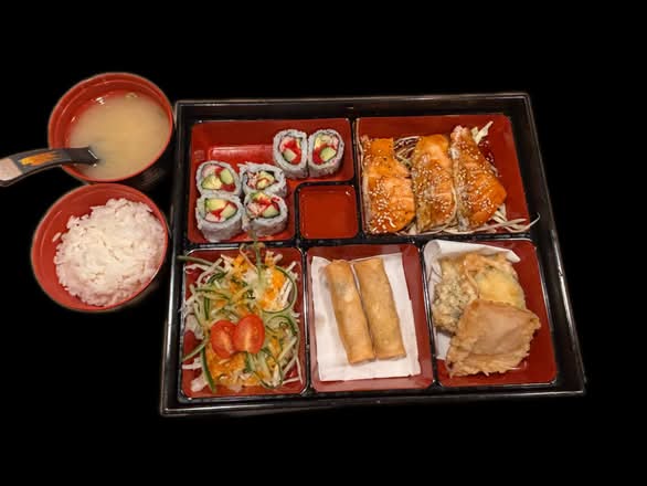3. Salmon Teriyaki Bento