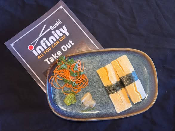 11. Tomago (Sweet Egg Omelet) Sushi