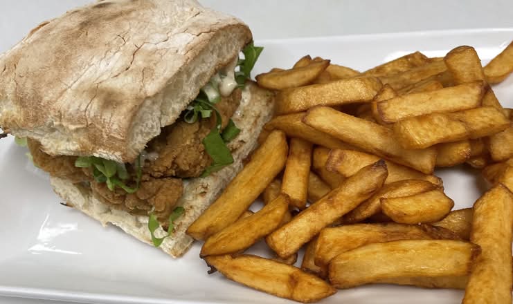 Repas burger de Poulet / Chicken Burger