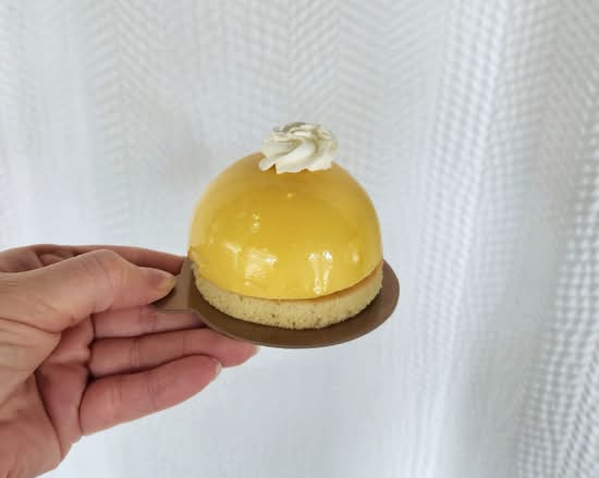 Mango Passionfruit Mousse Cake