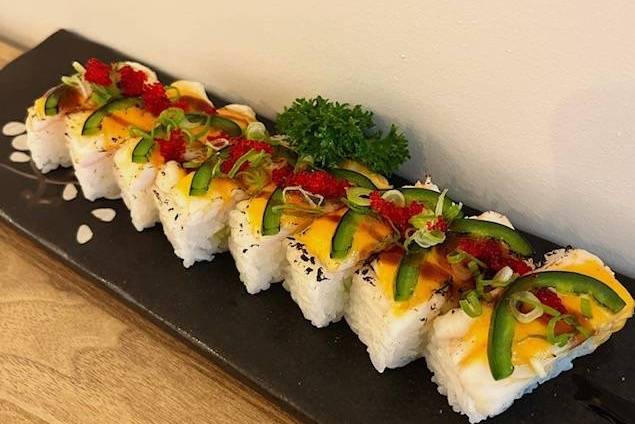 Ebi Pressed Sushi (8 pcs)