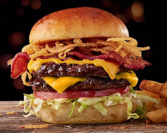 Canadian Whisky Bacon BBQ Burger