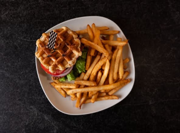 Waffle Stack Burger