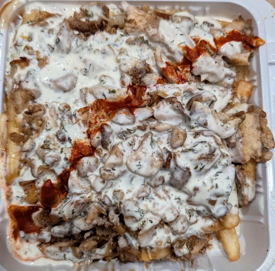 Chicken poutine