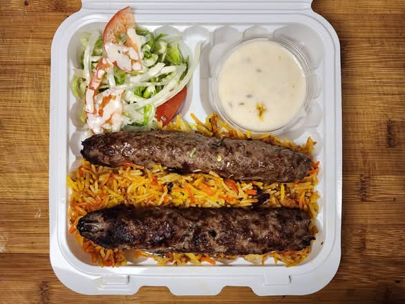Beef Seekh Kabab Platter
