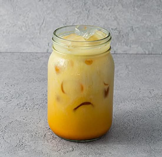 Iced Golden Saffron Latte