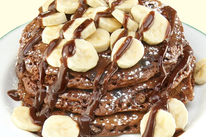 Pancakes Triple chocolat / Triple chocolate pancakes