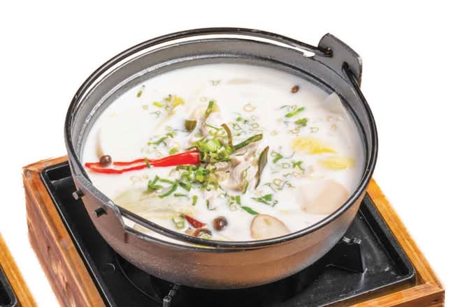 Tom Kha Coconut Soup with jasmine rice