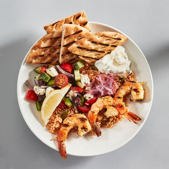 Bol Casa aux crevettes grillées / Casa bowl with grilled shrimp