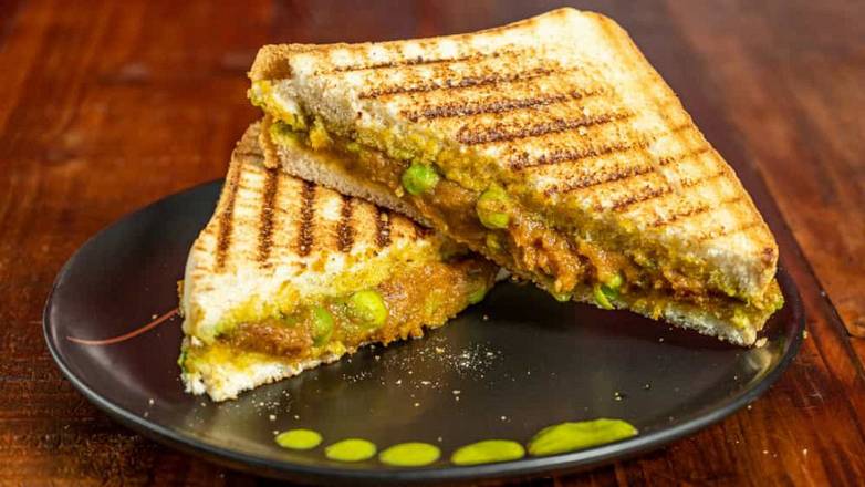 A. Aloo Matar Grilled Sandwich