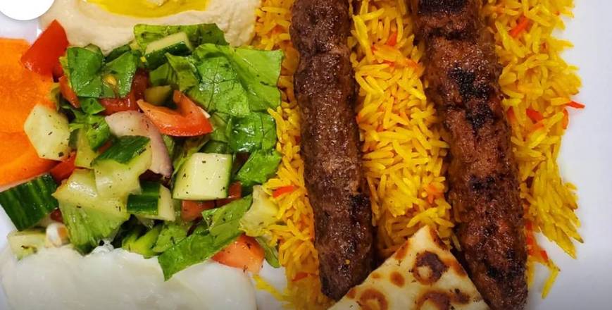 Beef Kebab with Smoked Rice