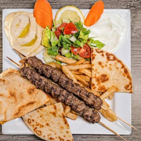 Beef Kebab with Fries