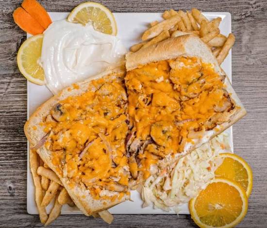 Italian Shawarma Sliced with Fries