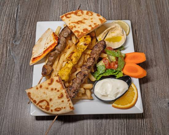 Mixed Kebab with Fries