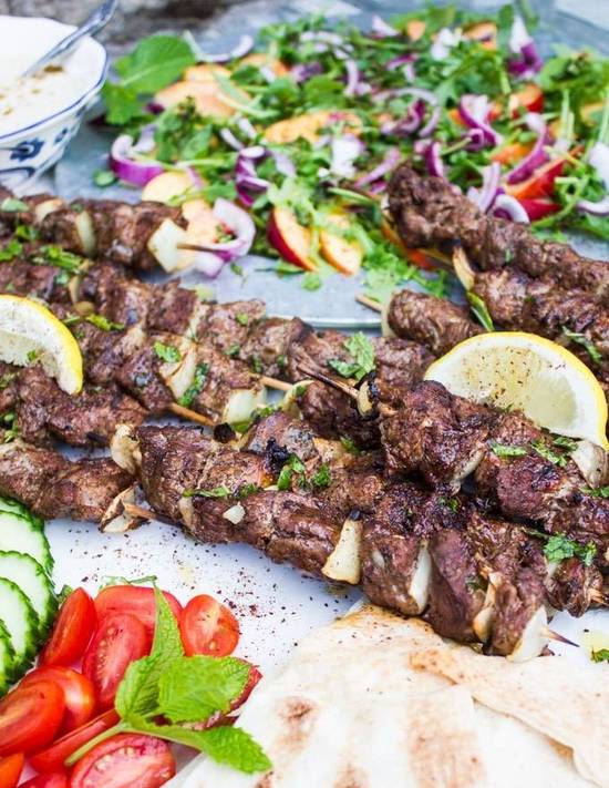 Family Grilled Lamb Skewers