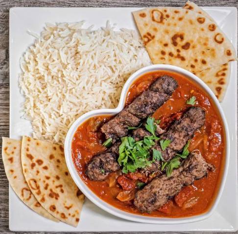 Turkish Beef Kebab with Fries
