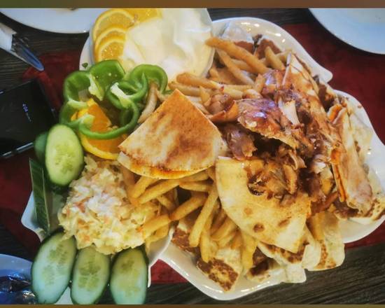 Family Sliced Shawarma Wraps