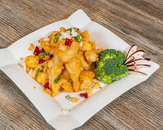 Deep Fried Calamari with Spicy Pepper