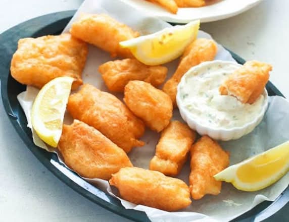 Greek Beer-Battered Basa Fish
