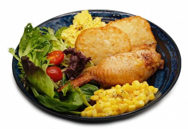 Scrambled Egg and Hashbrown Michi Combo