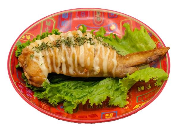 Original Fried Rice Michi with Honey Lemon Custard Sauce