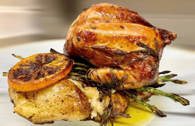 Wood Oven Roasted Chicken