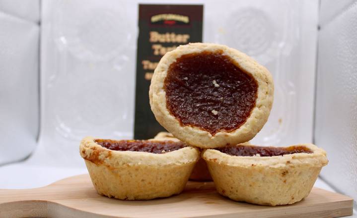 6 Pack Plain Butter Tart