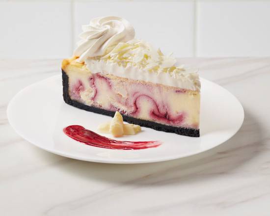 White Chocolate Raspberry Cheesecake