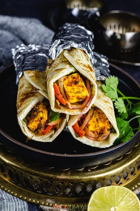 Crispy Frisky Paneer Roll