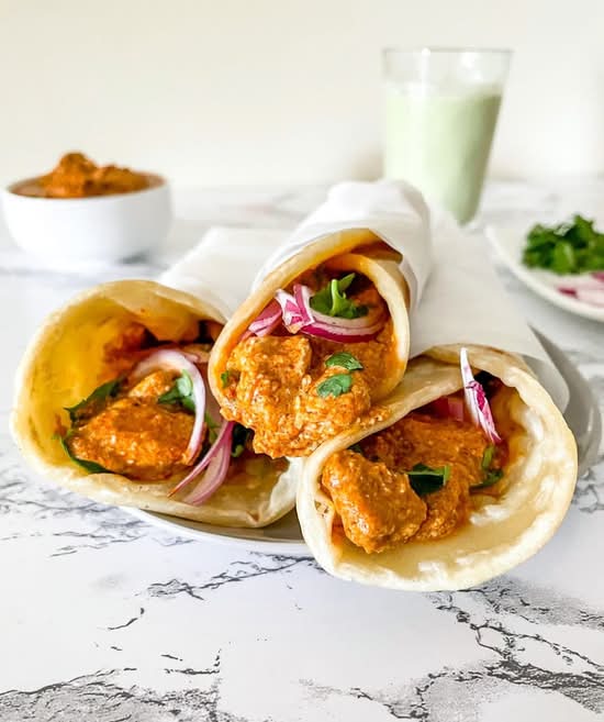 Butter Chicken Roll