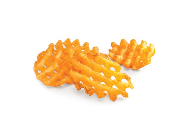 Frites gaufrées aux épices