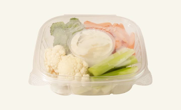 Four Corner Mixed Vegetables with Dip