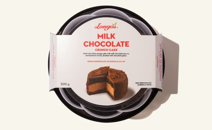 Milk Chocolate Crunch Cake
