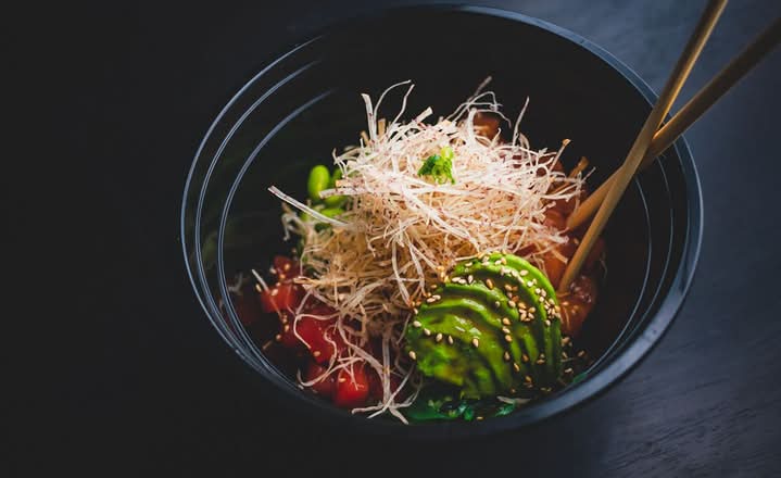 Salmon & Tuna Poke Bowl