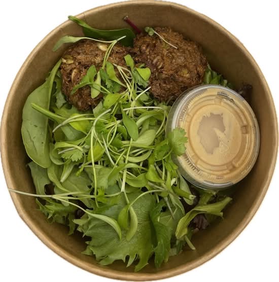 Quinoa Patty Cake Salad