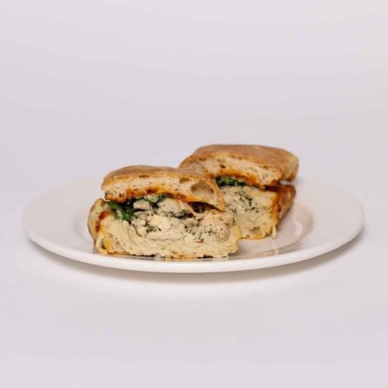 Pulled Pesto Chicken Sandwich