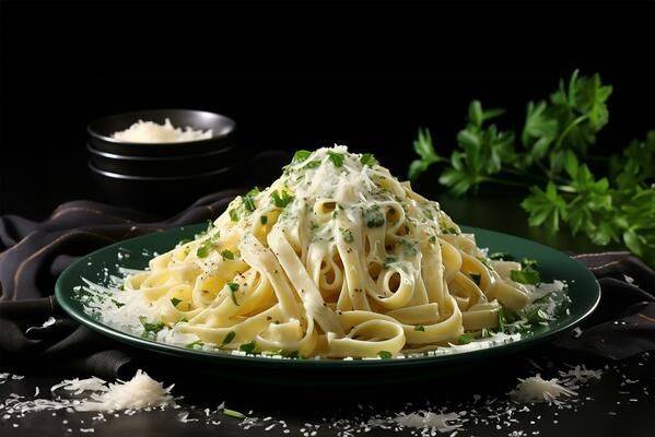 PÂTES FETTUCCINE ALFREDO CRÉMEUSES